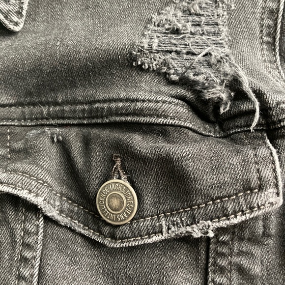 Jack & Jones Ripped Jean Jacket - Picture 4 of 7